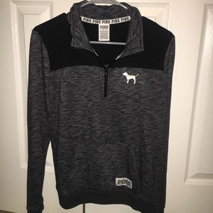 Black PINK Quarter-zip Hoodie